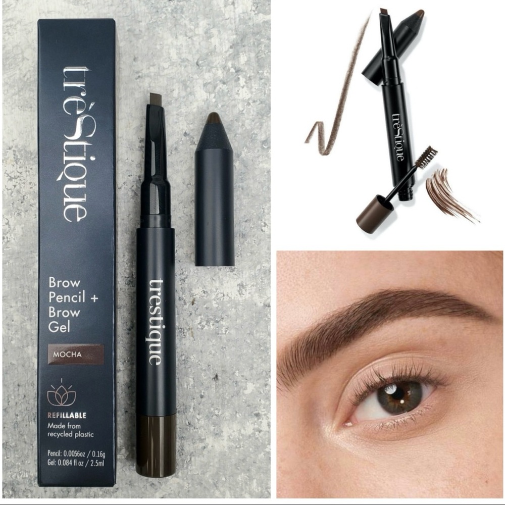 Duo eye brow makeup